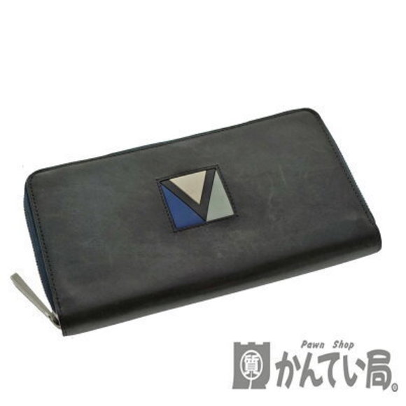 Louis Vuitton Zippy Organizer Leather Wallet Navy Blue LV Cup - Picture 1 of 11